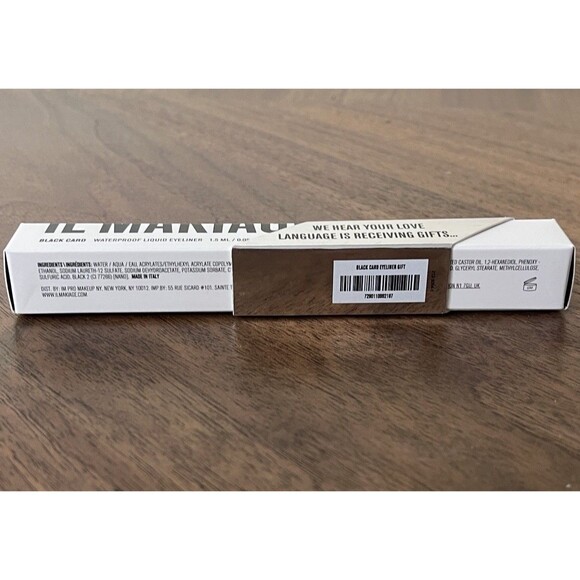 IL Makiage Black Card Waterproof Liquid Eyeliner 1.5 ML Full Size - Picture 3 of 3